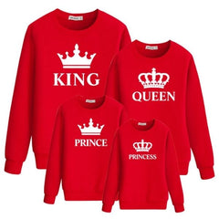 Sortierte Kleidung Familie - Sweatshirt King Queen & Princess Prince