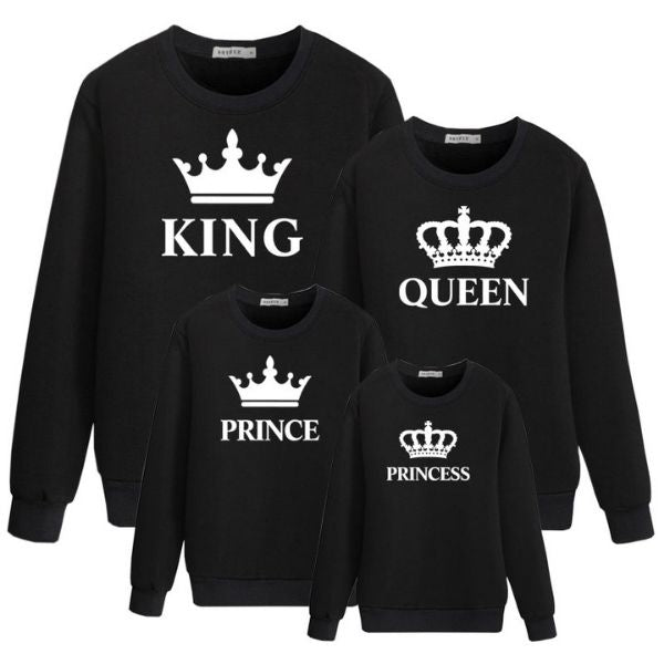 Sortierte Kleidung Familie - Sweatshirt King Queen & Princess Prince